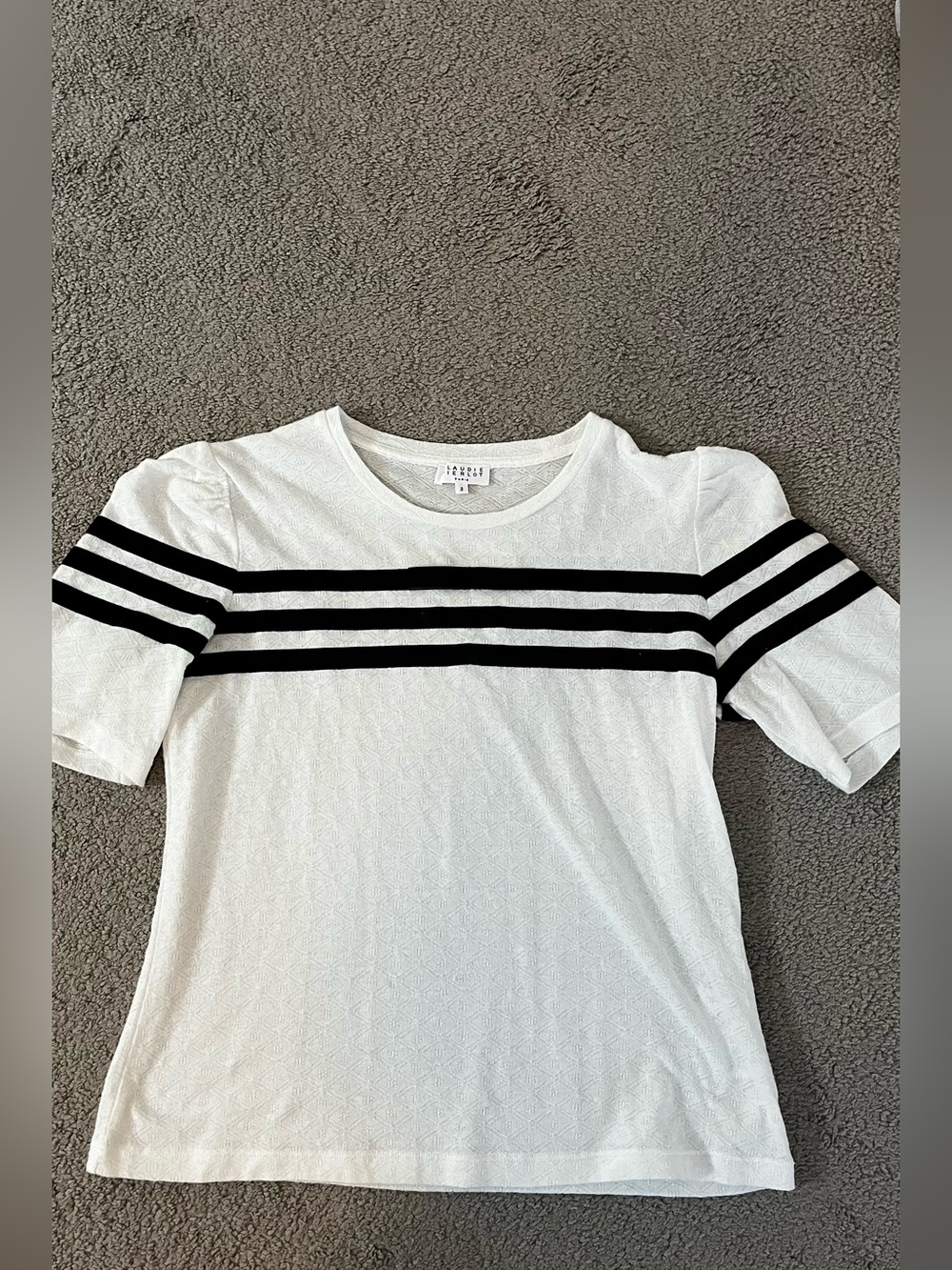 White Short Sleeve Tee Claudie Pierlot
